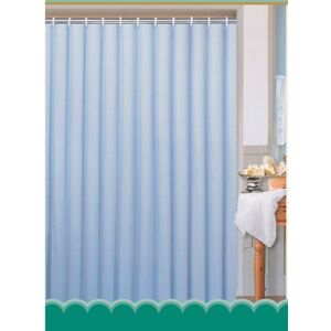 Sprchový závěs 180x180cm, 100% polyester, modrá